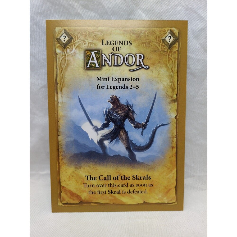 Legends Of Andor The Call Of The Skrals Expansion Card